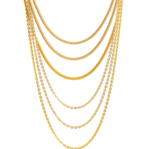 Layered chain necklace